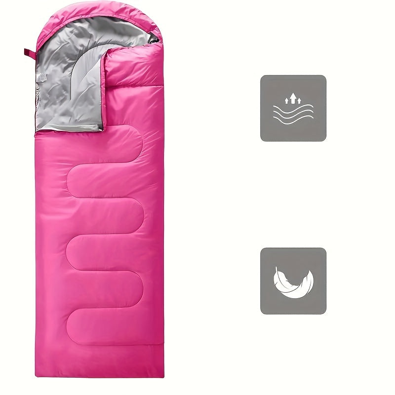 4-Season Lightweight Camping Sleeping Bag for Adults