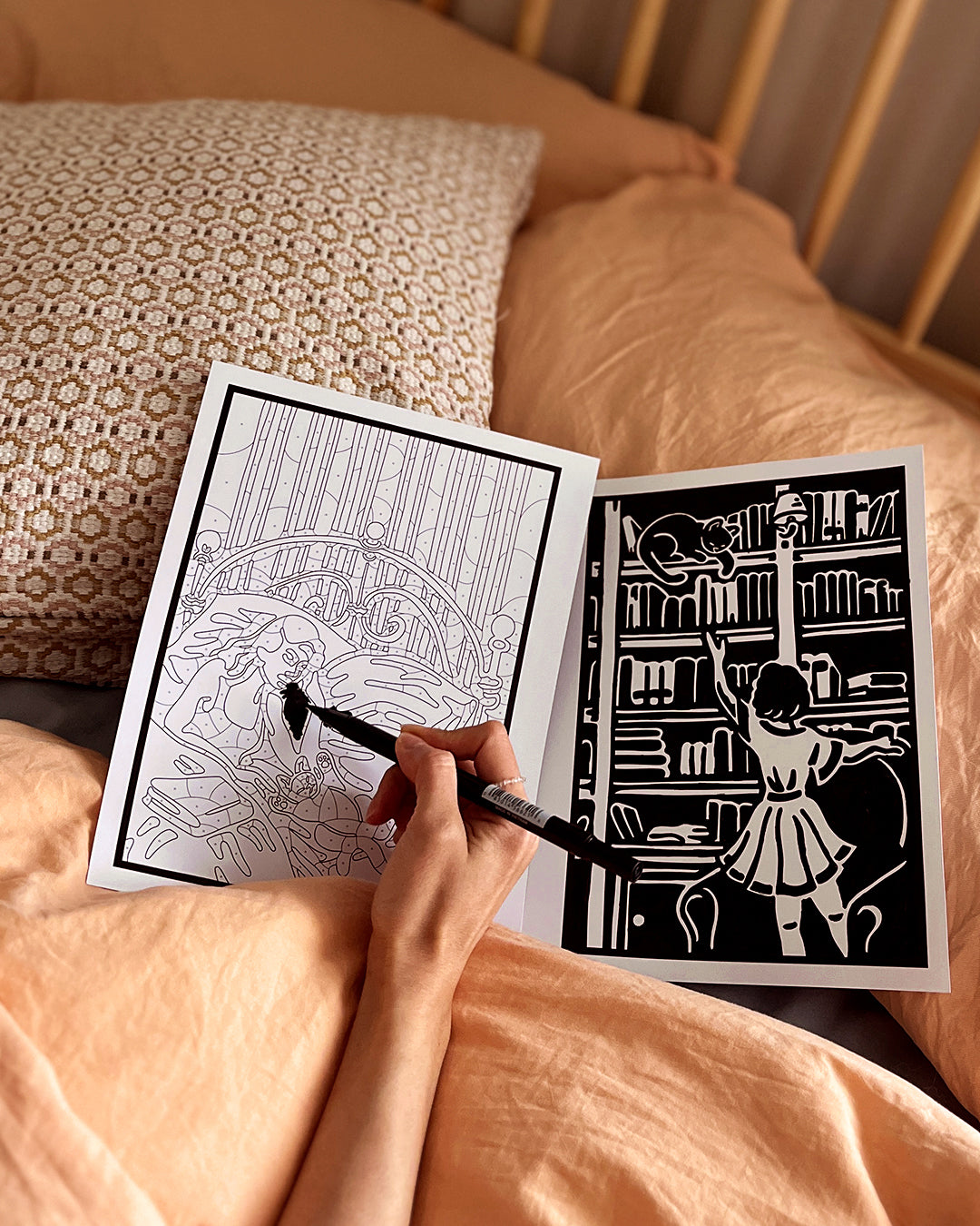 The Bookish Coloring Book
