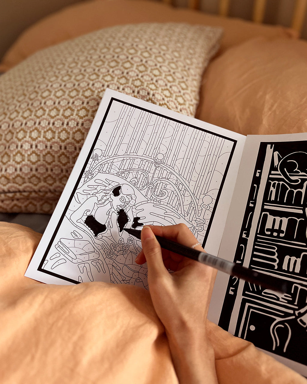 The Bookish Coloring Book
