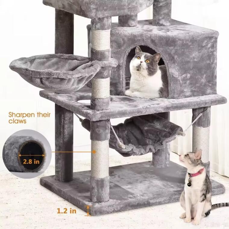 145CM Cat Tree Tower Scratching Post