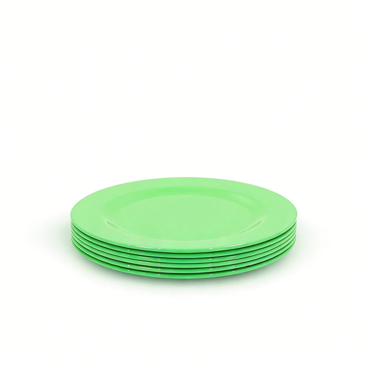 Henni & Friends 20CM Melamine Plates (Set of 6 Green)