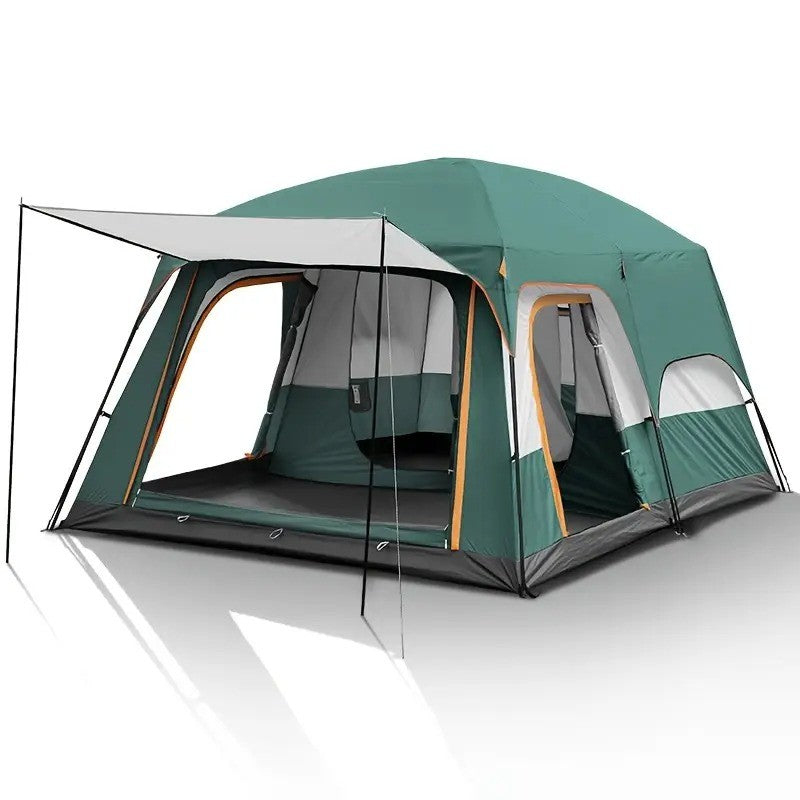 Spacious Portable Camping Tent for 6-10 Persons with Carrying Bag Included