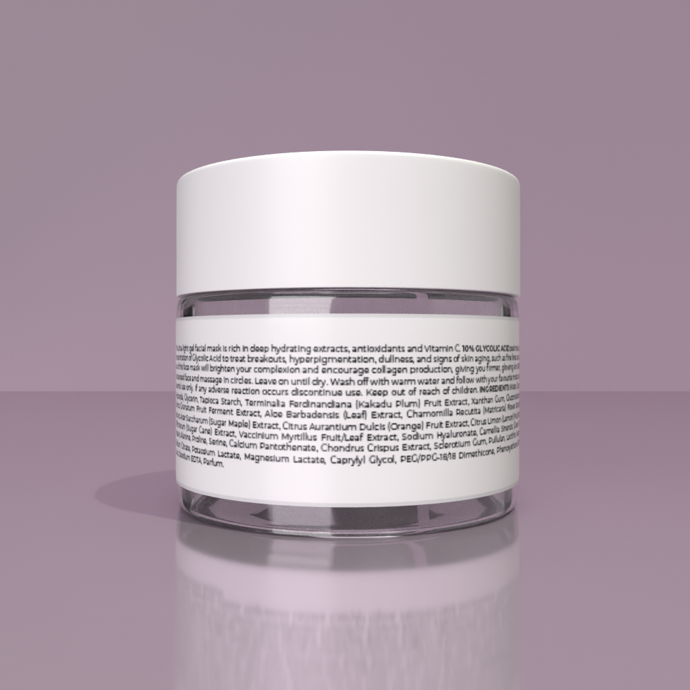 10% GLYCOLIC ACID PEEL MASK | 50ML