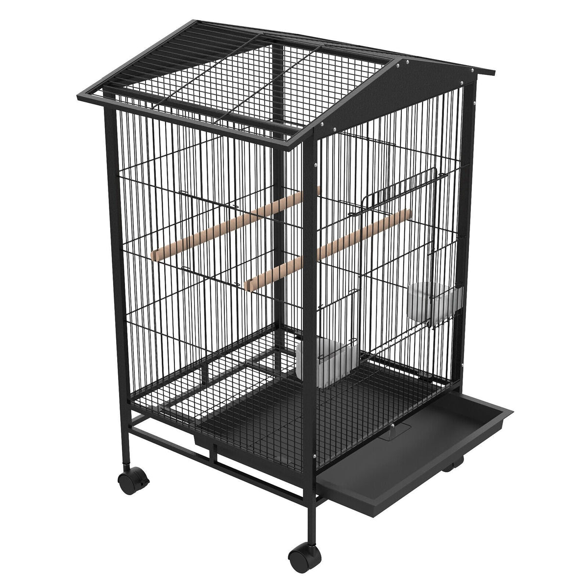 85cm Bird Cage Large Aviary Parrot Perch Budgie Standing