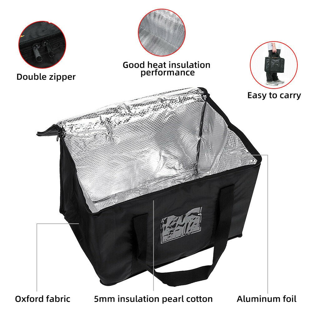 50L Insulated Food Delivery Bag Pizza Bag