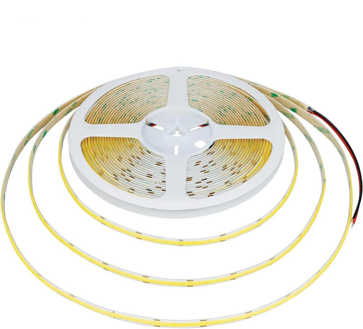 24V COB Warm White 5M LED Strip Light 1600LEDs Flexible