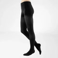 VenoTrain Micro Compression Stockings, Pantyhose, Class 1, Closed Toe, Black