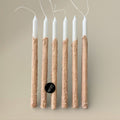 Dining candle 22x400mm stone bundle of 3