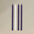 Advent candles 22x400mm purple and white