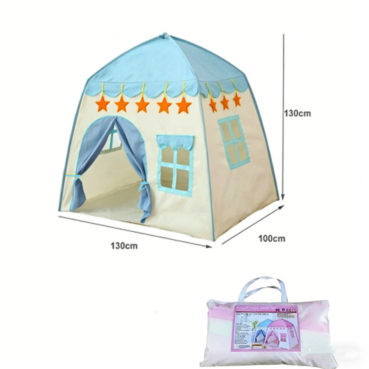 130x100x130cm Kids Play Tent Princess Castle