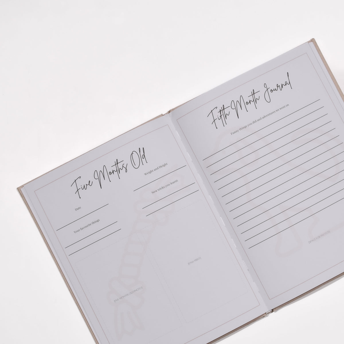 A Dog's Life Milestone Journal
