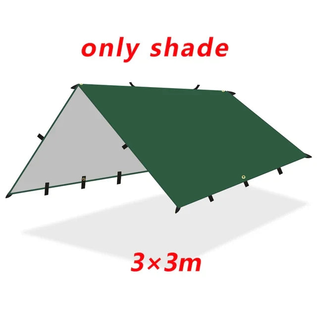 Waterproof Camping Tent Tarp Sun Shade Awning