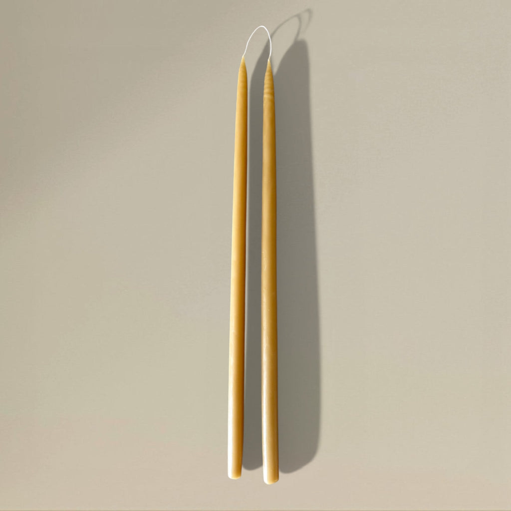Taper candle beeswax 500mm
