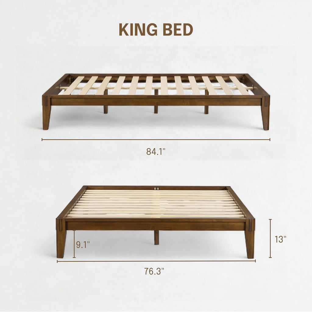Sapa Solid Wood Platform Bed Frame