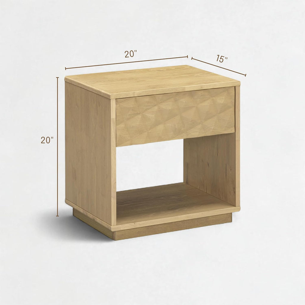 Sapa Solid Wood Bedside Table