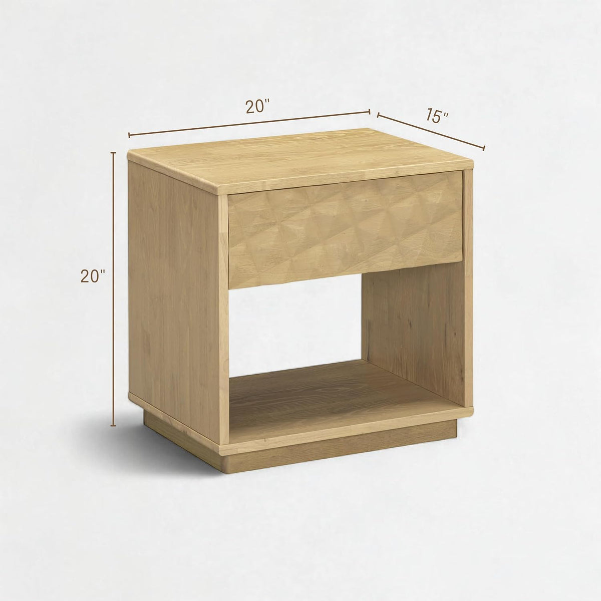 Sapa Solid Wood Bedside Table