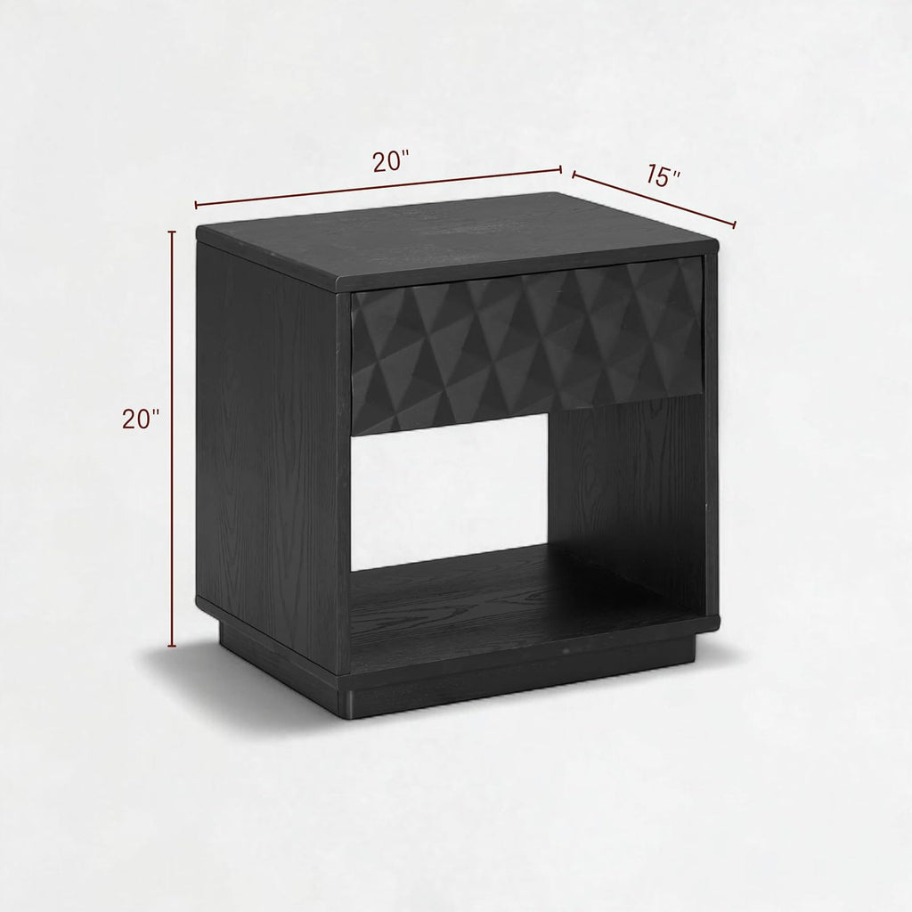 Sapa Solid Wood Bedside Table