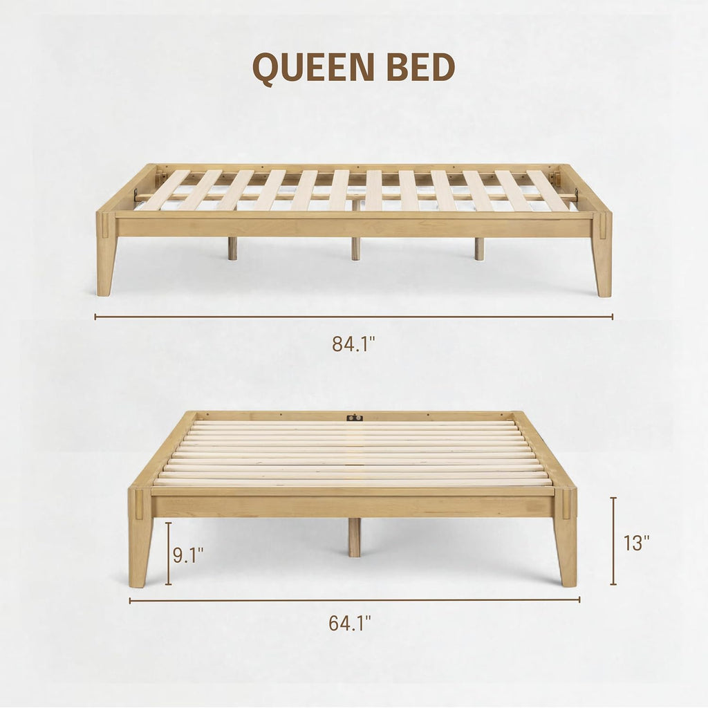 Sapa Solid Wood Platform Bed Frame