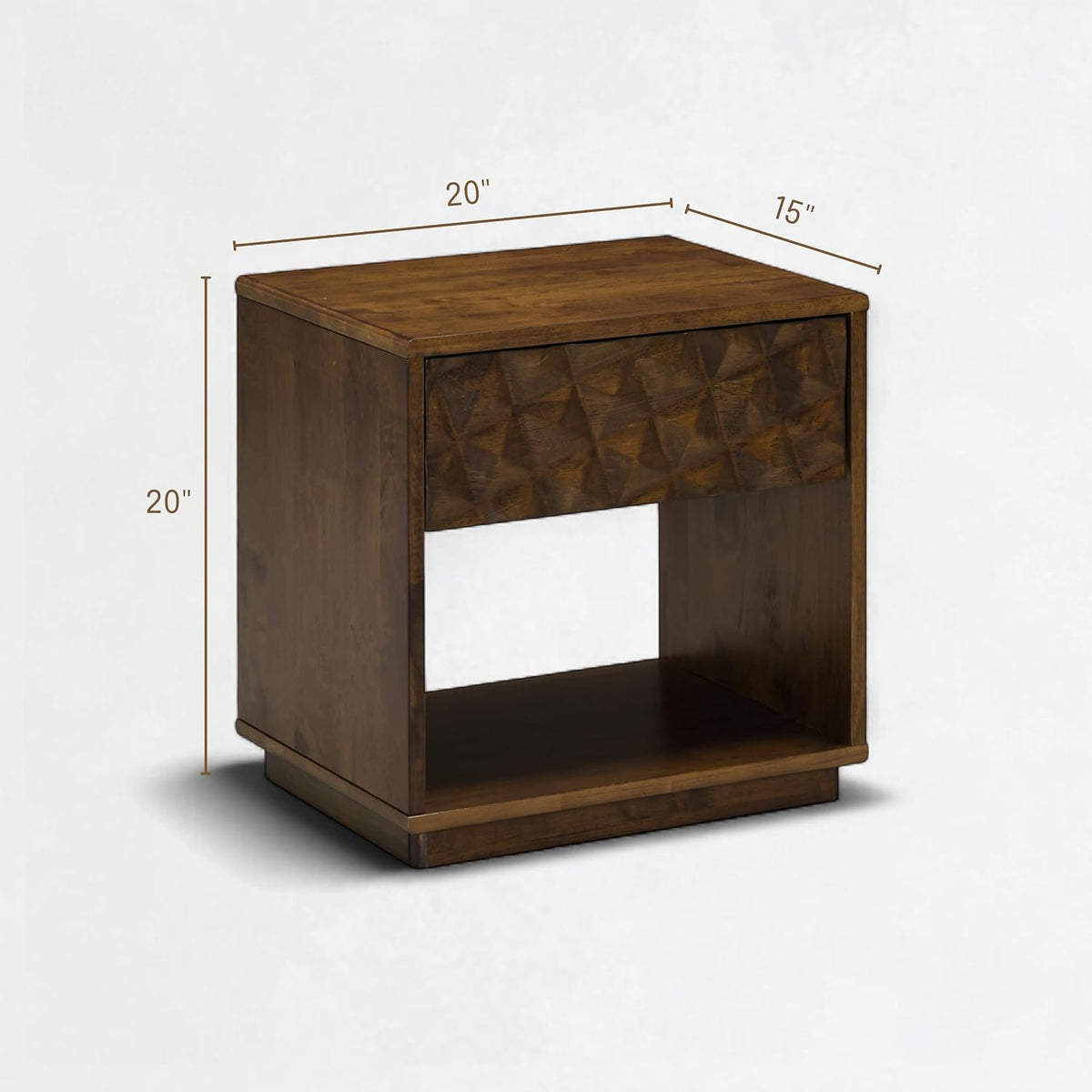 Sapa Solid Wood Bedside Table