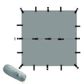 Ultralight Silicone Coated Nylon Camping Tent (Grey)