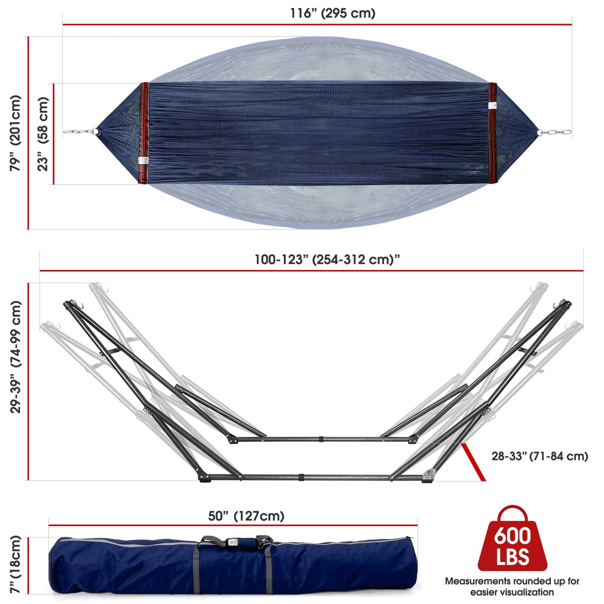 Original Collapsible Hammock Stand