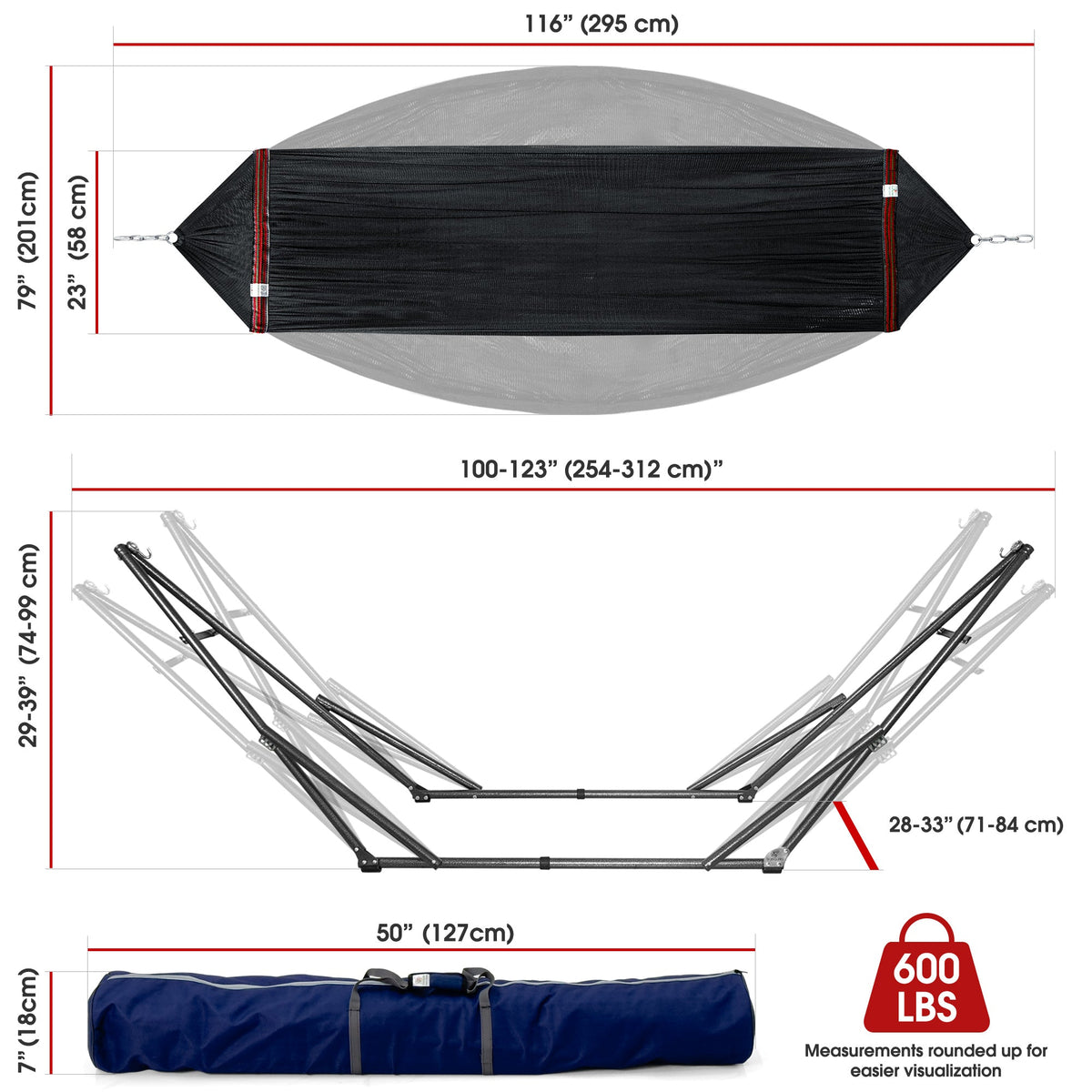 Original Collapsible Hammock Stand