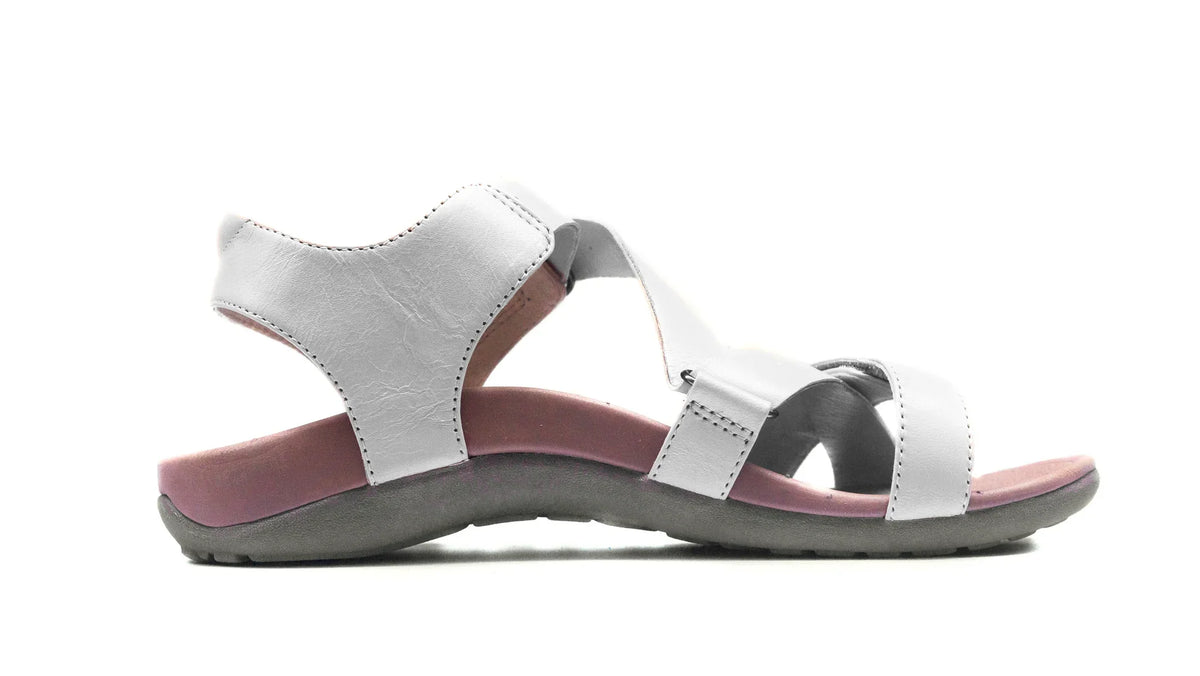 Eliza Orthotic Sandals - White