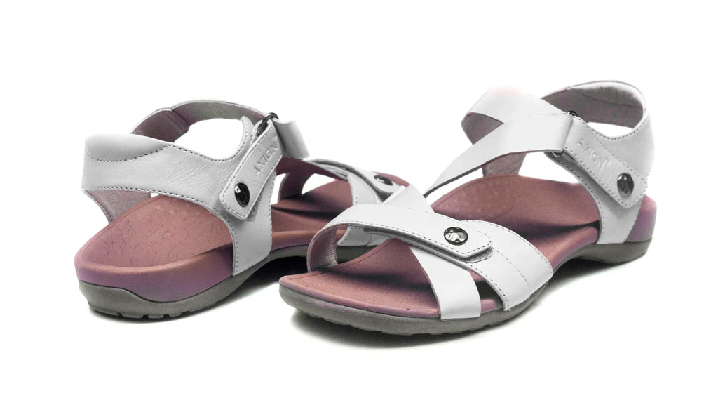 Eliza Orthotic Sandals - White