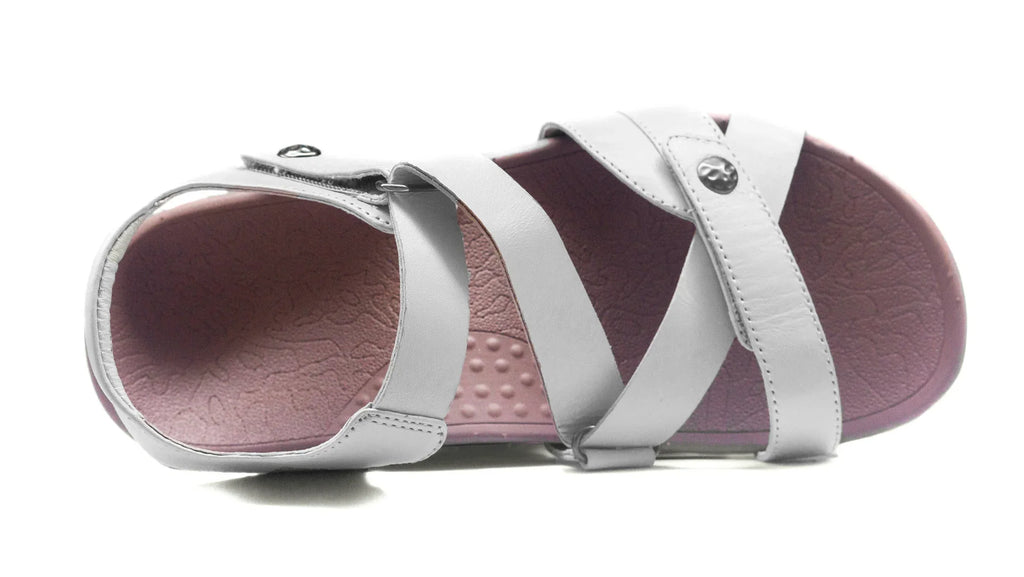 Eliza Orthotic Sandals - White