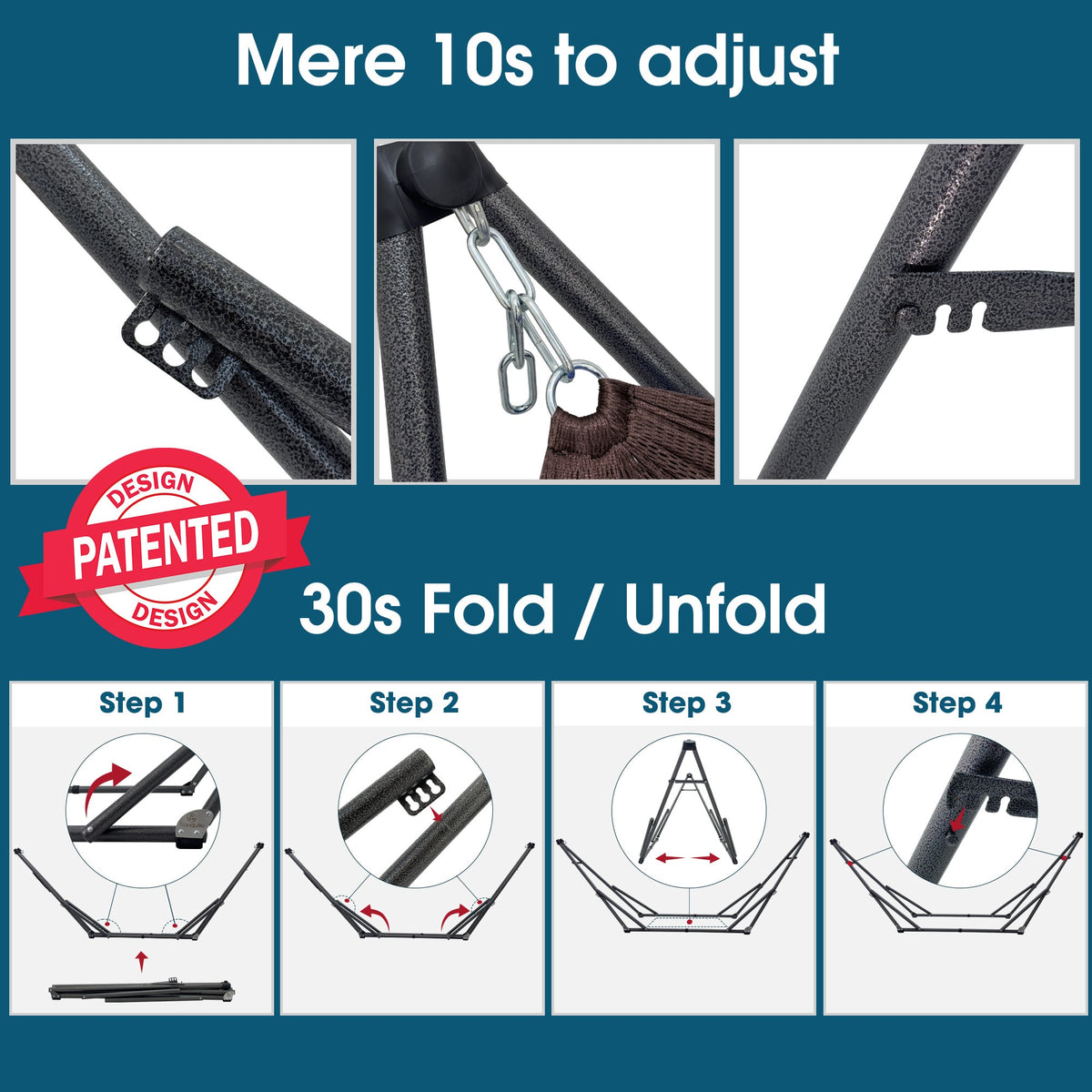 Original Collapsible Hammock Stand