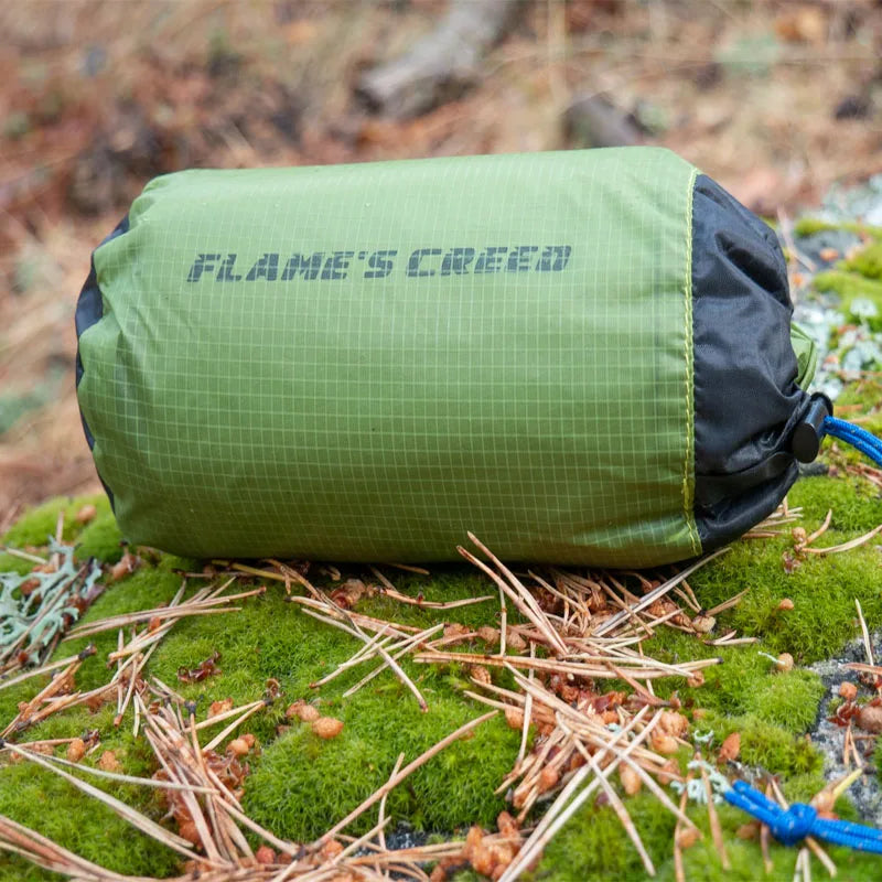 Ultralight Camping Tarp Sun Shelter 15D Nylon (Green)