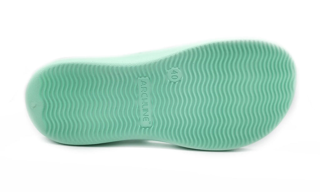 Archline Rebound Orthotic Thongs - Mint Green