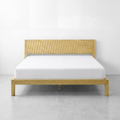 Sapa Solid Wood Platform Bed Frame With Headboard