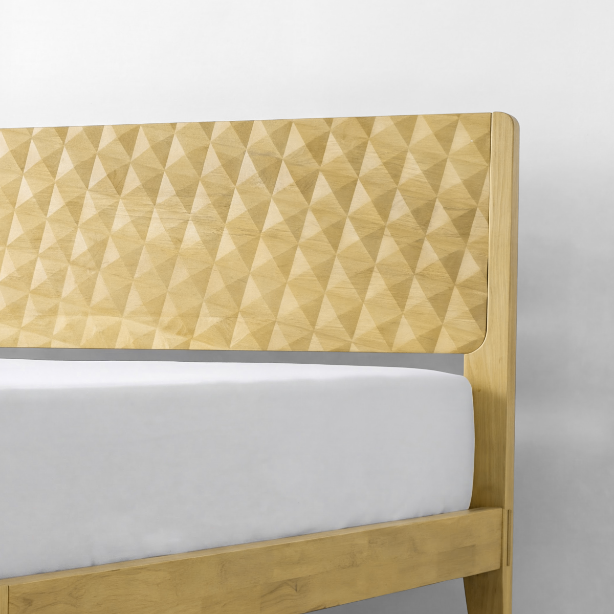 Sapa Solid Wood Platform Bed Frame With Headboard
