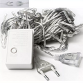 4.8M LED Curtain Icicle String Lights - Color-Changing Christmas Garland with 8 Flashing Modes