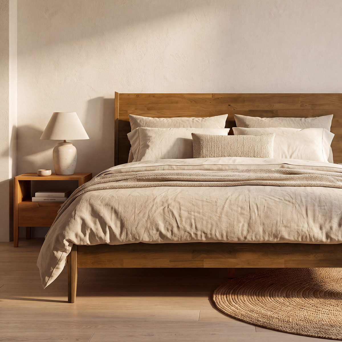 Haven Solid Wood Bed Frame