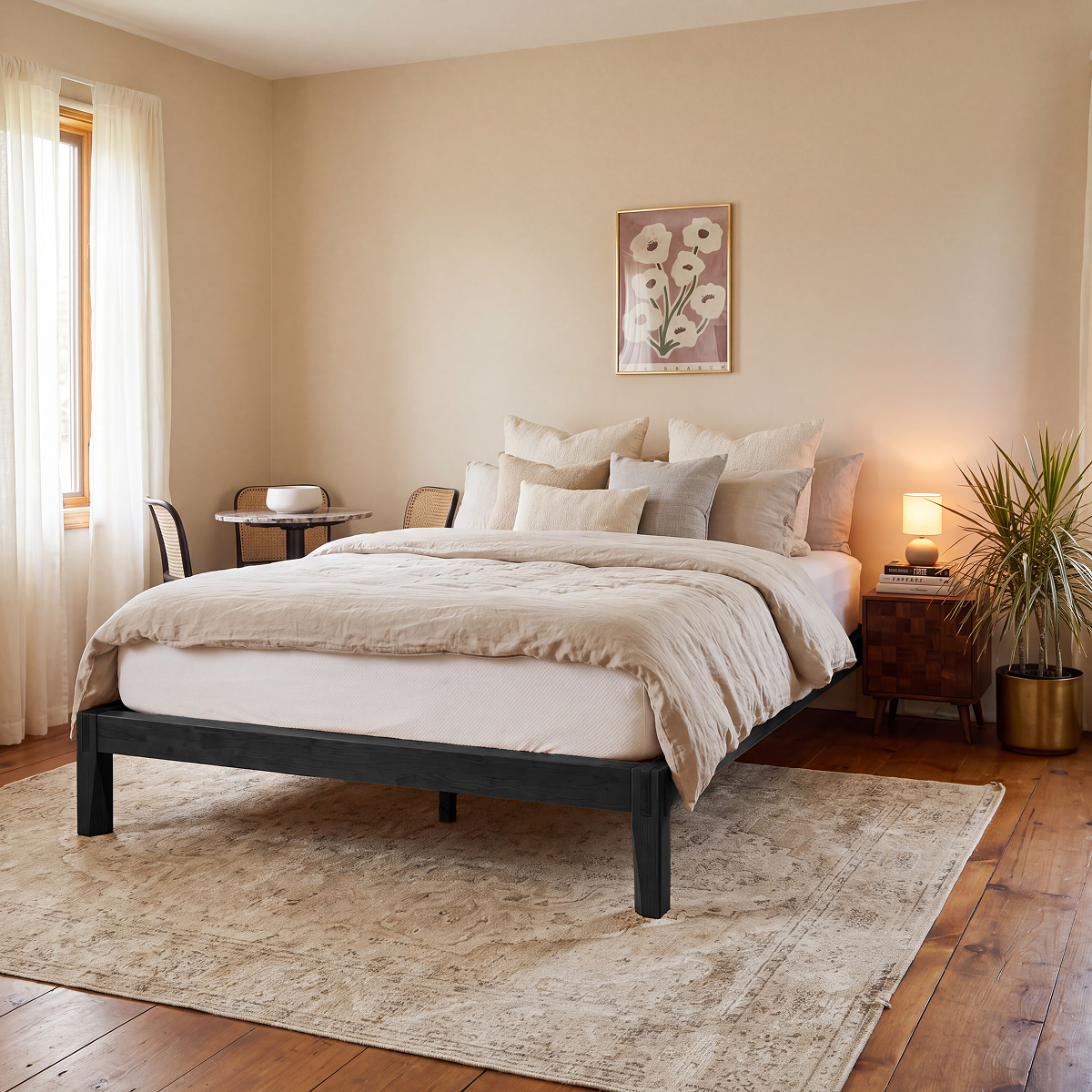 Sapa Solid Wood Platform Bed Frame