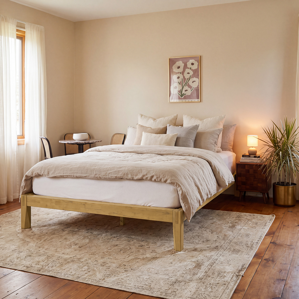 Sapa Solid Wood Platform Bed Frame