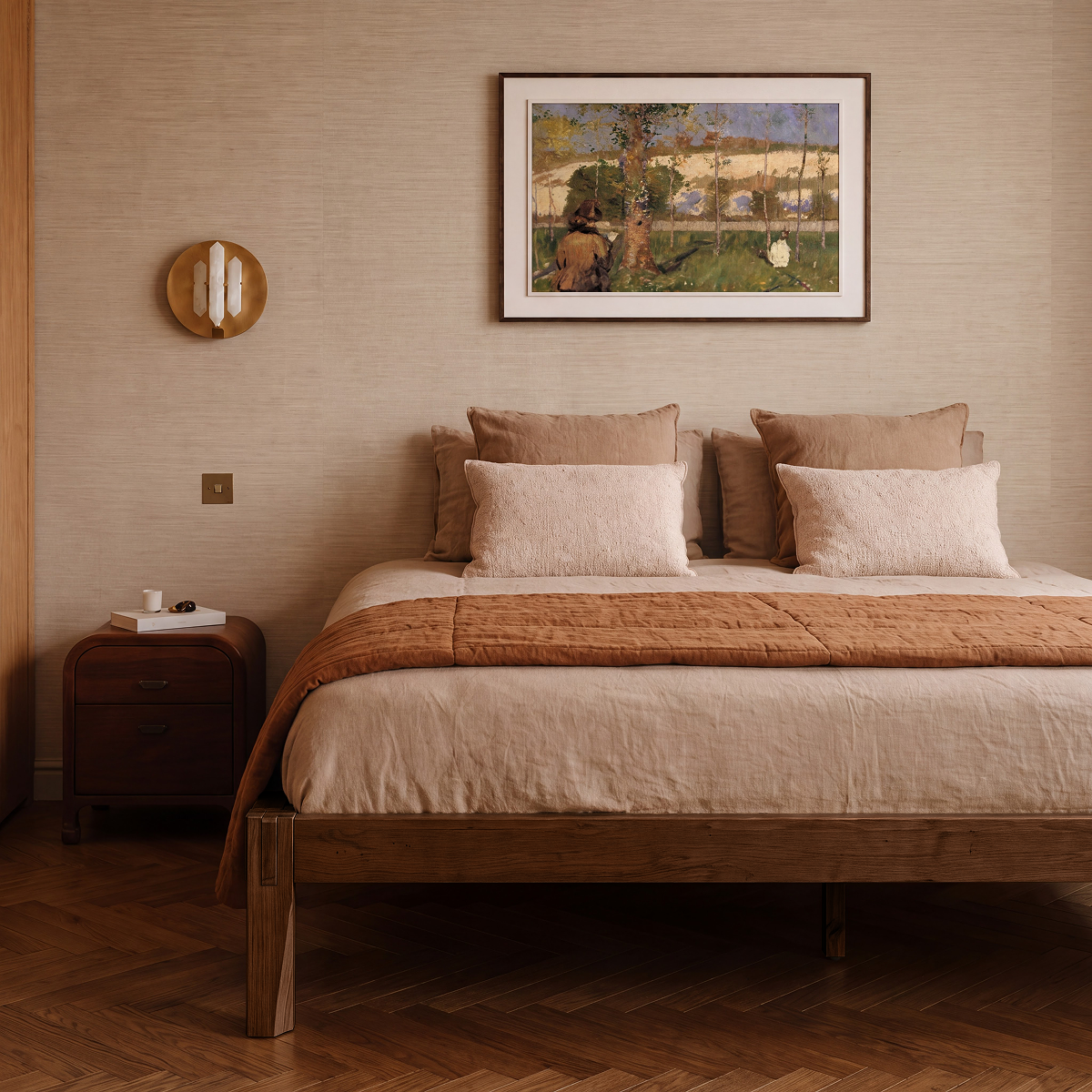Sapa Solid Wood Platform Bed Frame