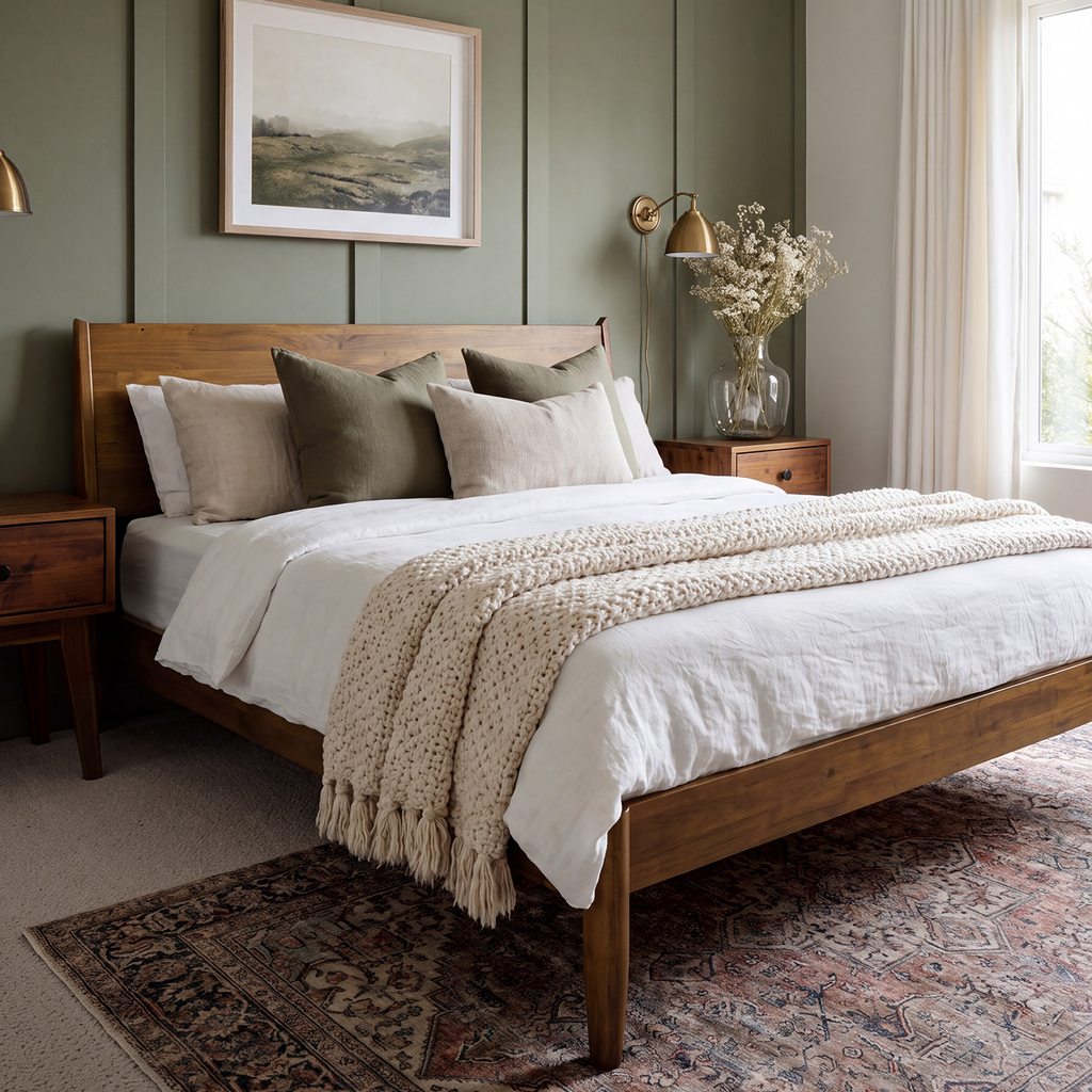 Haven Solid Wood Bed Frame