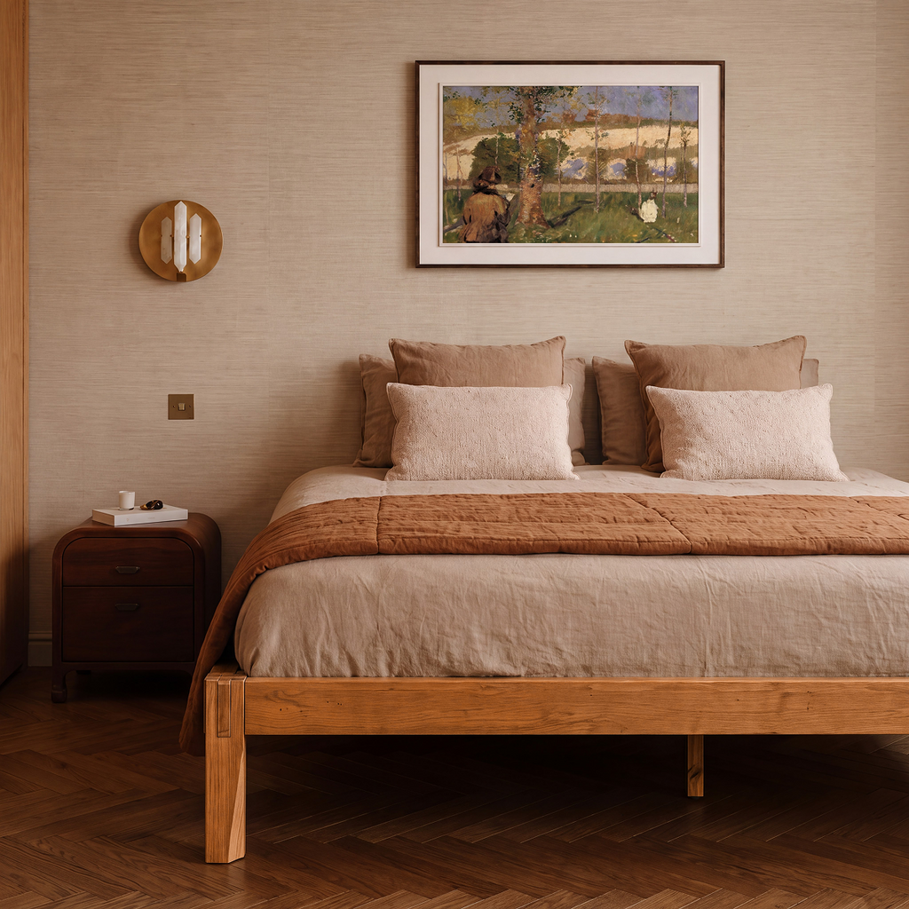 Sapa Solid Wood Platform Bed Frame