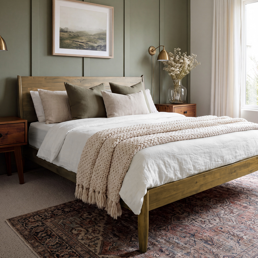 Haven Solid Wood Bed Frame