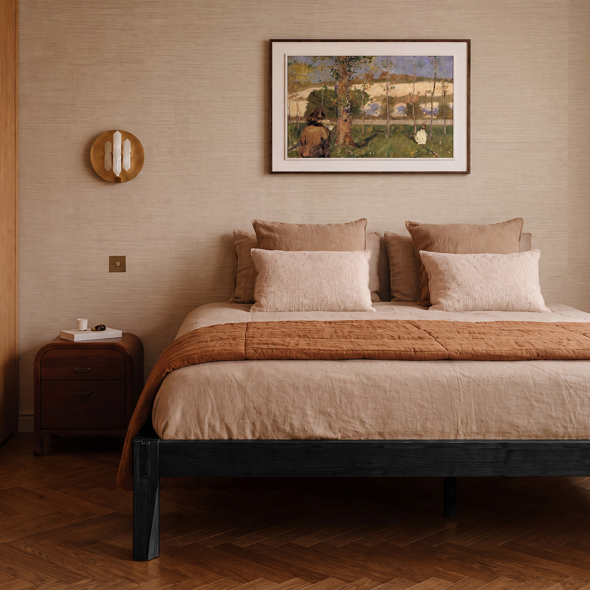 Sapa Solid Wood Platform Bed Frame