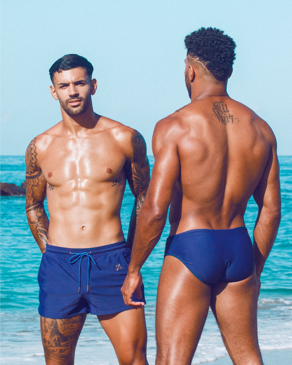 Apollo Swim Brief | Moonlight Navy | Premium Nylon, Curved Pouch
