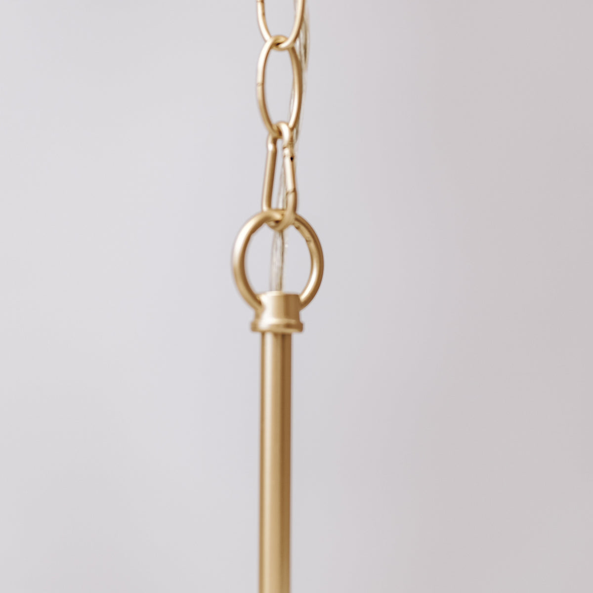 Sorrento Double Tiered Rope Chandelier - White/Gold