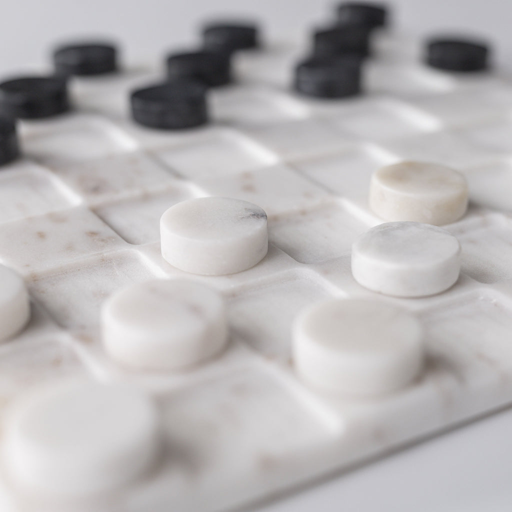 Marble Checkers Set