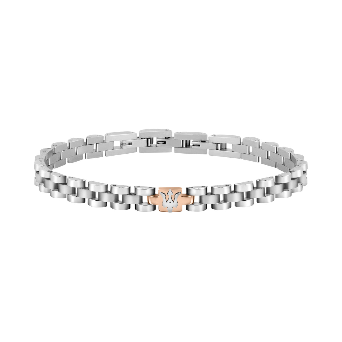 Maserati Silver and Rose Gold Jewels Bracelet