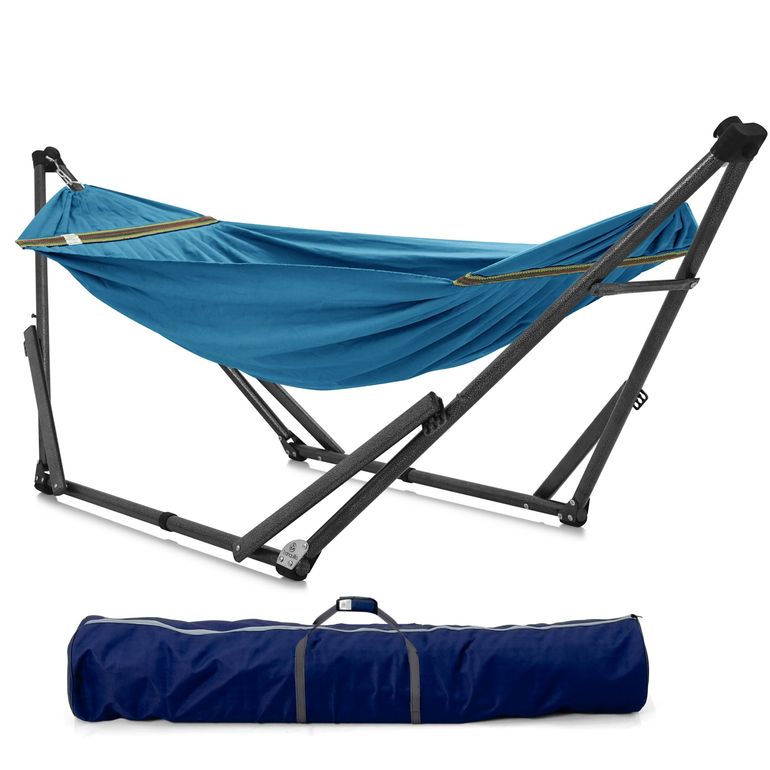 Uniki Collapsible Hammock Stand, Blue