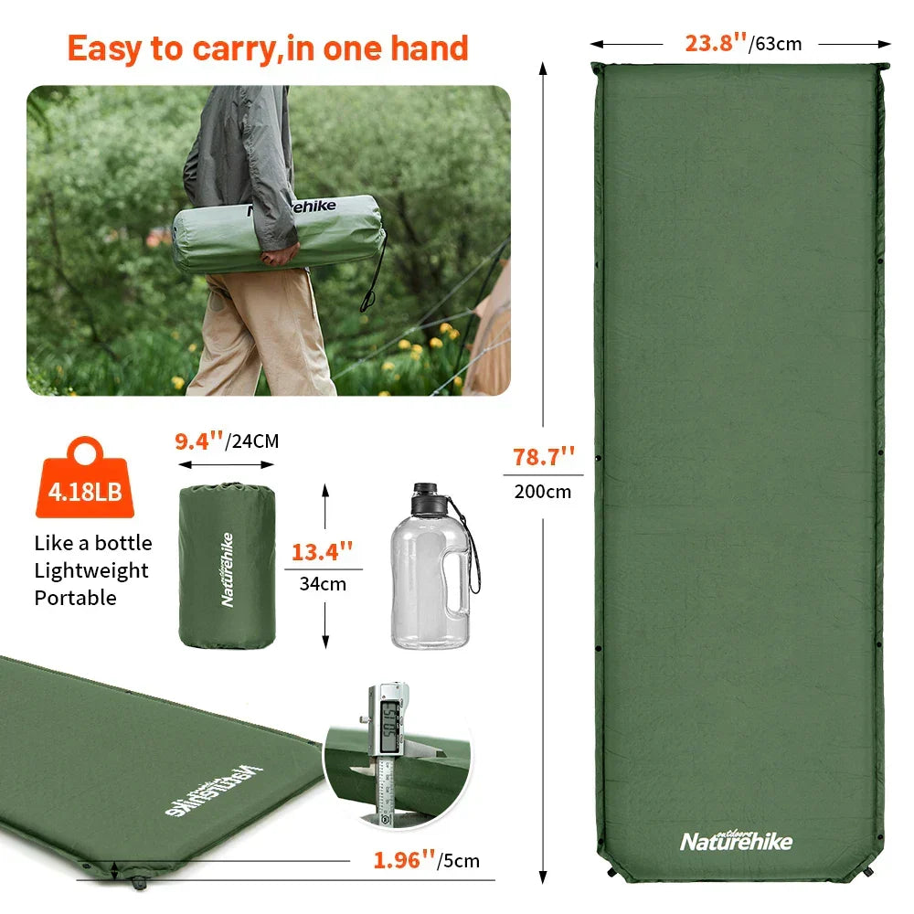 Self-Inflating Air Mattress Camping Foam Sleeping Mat