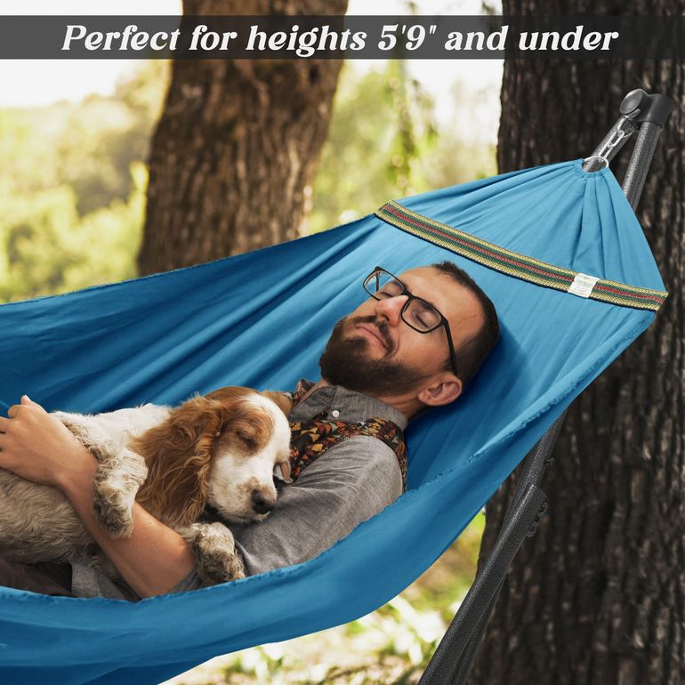 Uniki Collapsible Hammock Stand, Blue